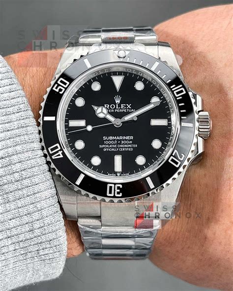 rolex sub no date pre ceramic|rolex submariner date 41mm price.